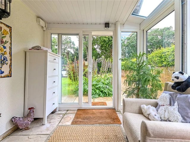 The spacious modern design allows for plenty of natural light.
