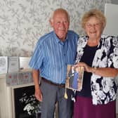 Bob and Gloria Smith celebrating their 60th wedding anniversary. Picture: Elaine Hammond / Sussex World