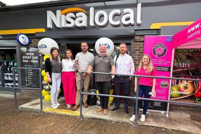 A newly refurbished Eastbourne service station has raised over £400 for over charity. Photo: Contributed