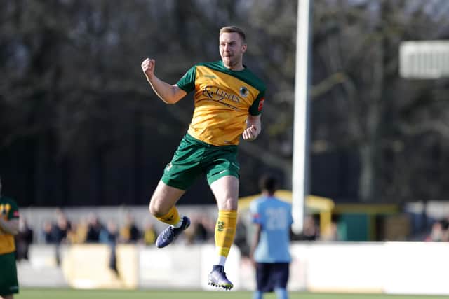 Jack Mazzone has signed on for a second year at Horsham FC. Picture by John Lines