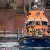 RNLI urge people to stay safe amid storm. Photo: Eastbourne RNLI