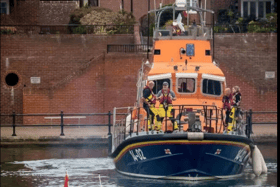 RNLI urge people to stay safe amid storm. Photo: Eastbourne RNLI