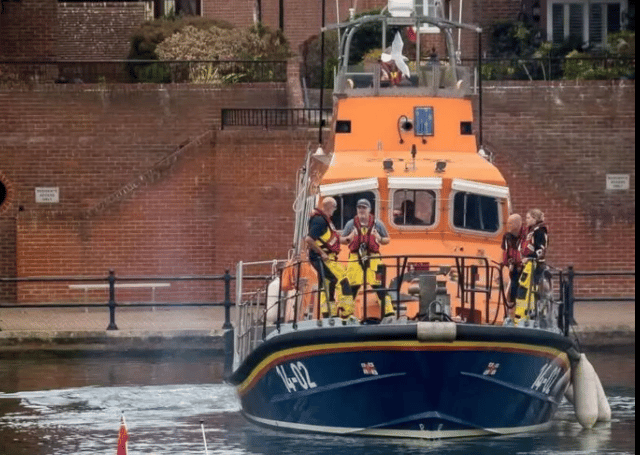 RNLI urge people to stay safe amid storm. Photo: Eastbourne RNLI