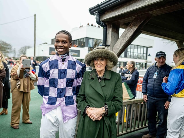 Darren Cool Images : Queen Camilla at Plumpton Racecourse