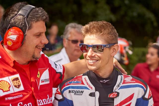 Casey Stoner at the 2015 Festival of Speed.