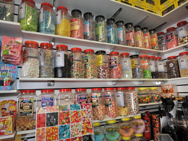 Sweet Cheeks, a new retro sweet shop in Queens Road, Hastings.