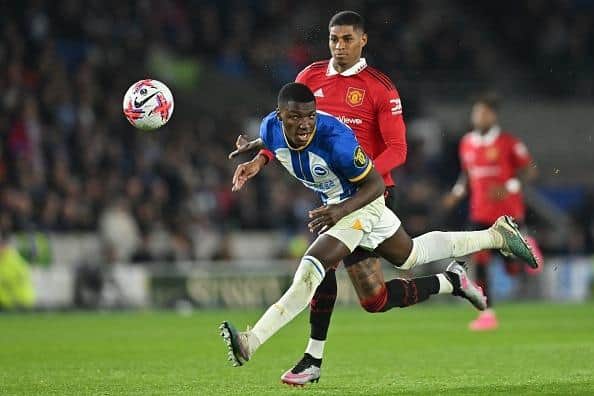 Brighton's Ecuadorian midfielder Moises Caicedo has been linked with Manchester United and Chelsea this transfer window