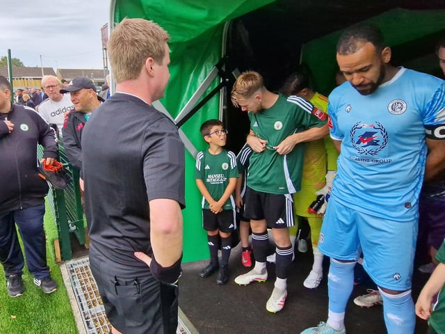 Burgess Hill Town FC played their first game back at Leylands Park after laying of new 3G and installation of other facilities around ground.SR2509201 Pic Steve Robards/Nationalworld