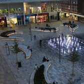 Queens Square fountain. Image: Crawley Borough Council