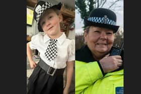 East Sussex school girl honours grandma for Hero’s Day (photo from Wealden Police)