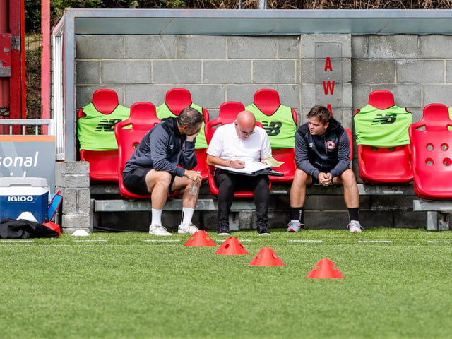 Action from Worthing v Eastbourne Borough