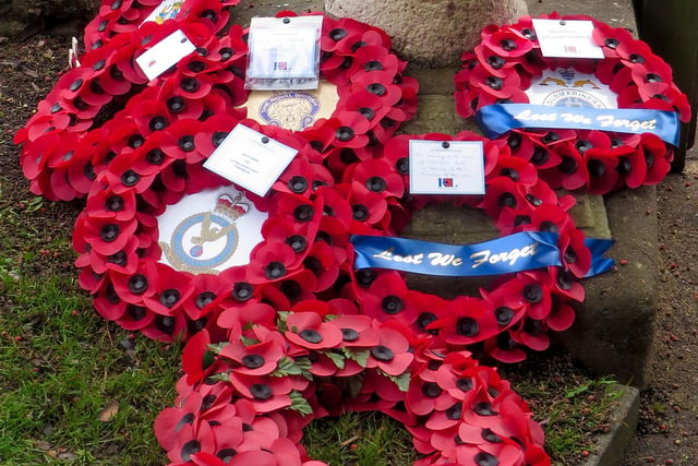The Remembrance Service held at St Mary's Church