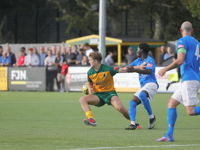 Action from Horsham's entertaining Isthmian Premier stalemate with Billericay Town