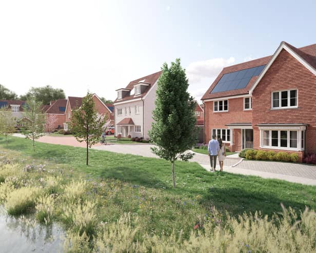 A computer generated artist's impression of the Templegate development in Burgess Hill. Photo: Aster Group/Thakeham