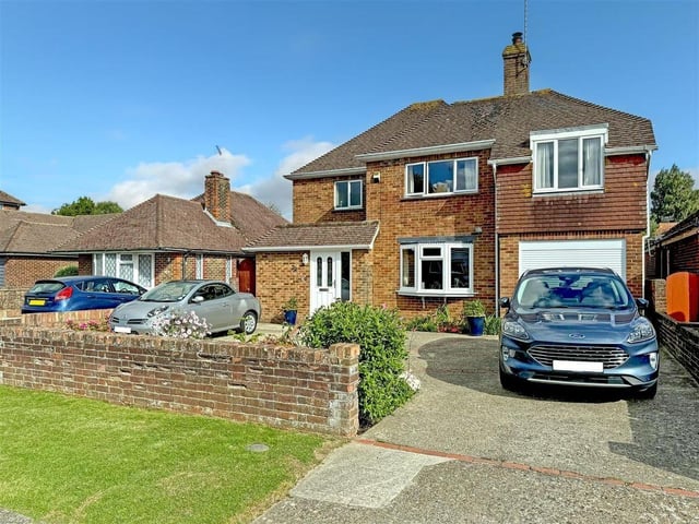 This five-bedroom detached house in a private road has come on the market with Glyn Jones priced at £650,000.