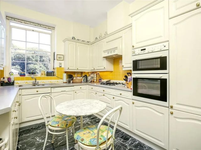 The well-equipped modern kitchen.