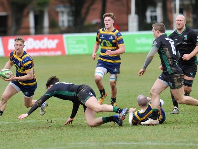 Action from Worthing Raiders' win over North Walsham at Roundstone Lane. Picture by Stephen Goodger.