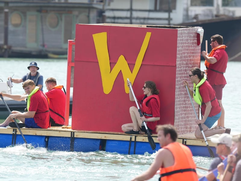 Shoreham Raft Race was held on August 15, 2026. Picture: Eddie Mitchell