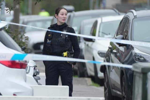 Forensic investigations were carried out after a serious incident in Portslade, East Sussex. Photo: Sussex News and Pictures