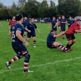 The challenging wet conditions didn't stop Haywards Heath RFC securing four try bonus point | Contributed by HHRFC