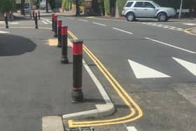 Part of the completed Active Travel works around Thomas A Becket Junior School, Worthing. Photo: West Sussex County Council