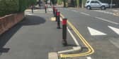 Part of the completed Active Travel works around Thomas A Becket Junior School, Worthing. Photo: West Sussex County Council
