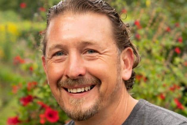 Paul Greenyer, 48, from Haywards Heath took part in Perennial's Grubby Gardeners Calendar 2023