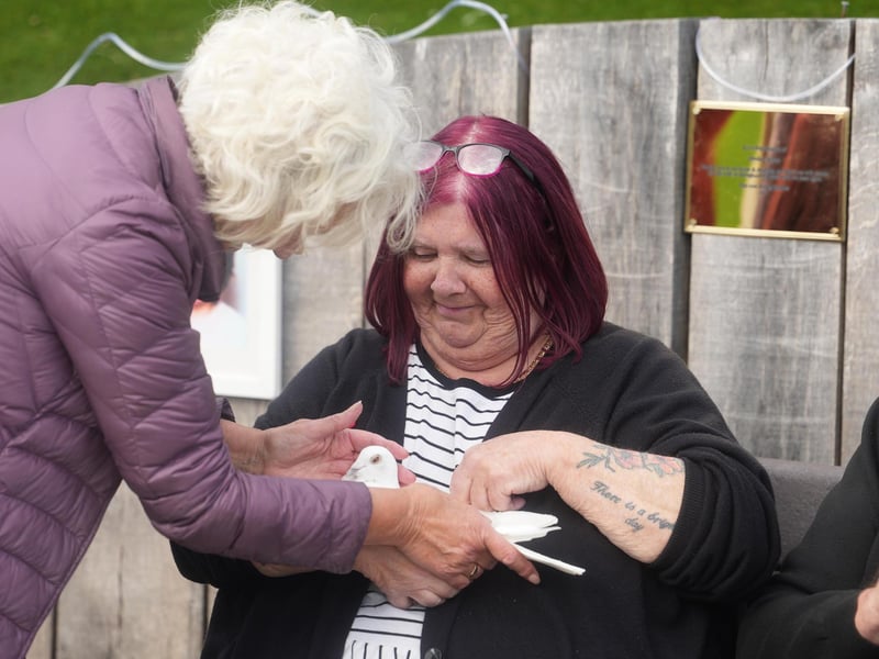 The families of nine-year-olds Karen Hadaway and Nicola Fellows gathered in Brighton’s Wild Park to honour the girls 40 years after their deaths.