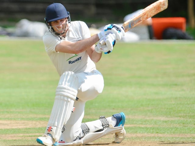 Action from Findon CC's Sussex League division two clash with Burgess Hill