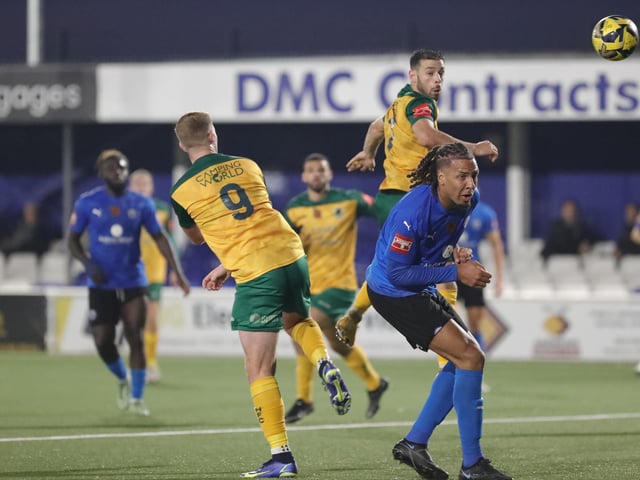 Action from Horsham's entertaining - but ultimately disappointing - 5-3 defeat at Billericay Town in the Isthmian Premier