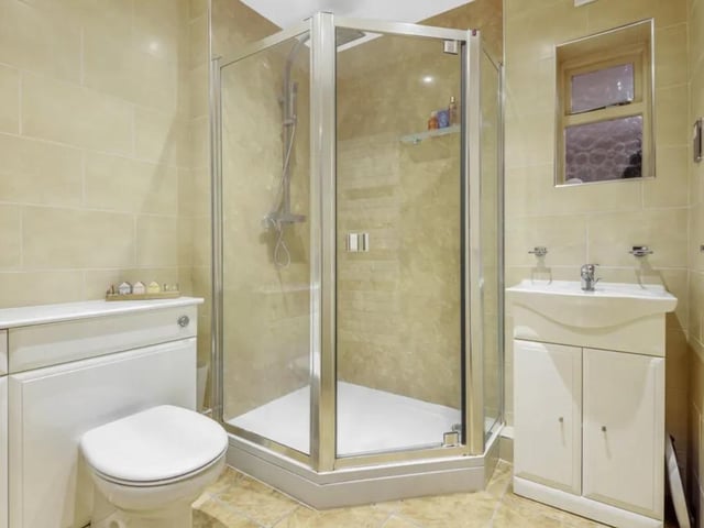 There is a shower room downstairs and a family bathroom on the first floor.