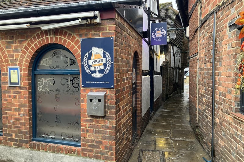 There are loads of pubs, bars and restaurants in Horsham town centre - including the historic Piries Bar in Piries Place