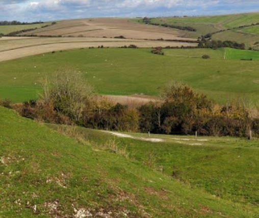 A circular walk around a prehistoric hill fort, offering stunning views of the surrounding countryside