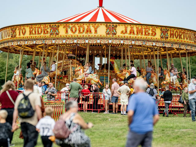 Traditional fairground rides