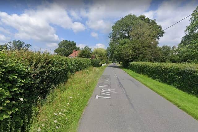 Two Mile Ash Road has been deemed by West Sussex County Council as a 'safe' route for children to walk to school in Horsham