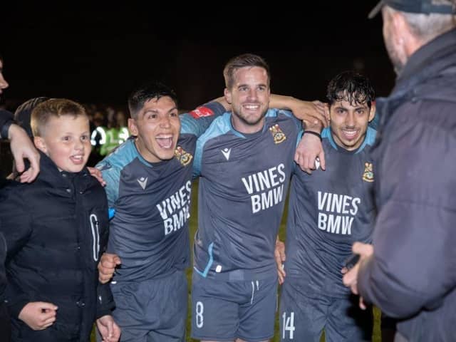 Jamie Crellin’s Three Bridges came from a goal down to beat Sittingbourne in their semi-final in Kent – to earn a place in Friday night’s final where they face Chichester City.