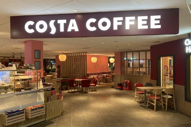 A refurbished Costa store reopened last month at The Triangle Leisure Centre in Burgess Hill