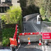 Concrete blocks have been put in place on the A29 in Pulborough ready for the road's reopening after a four-month closure following a landslide