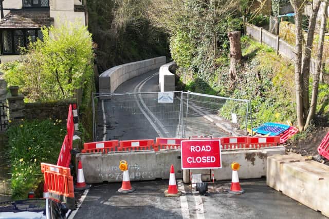 Concrete blocks have been put in place on the A29 in Pulborough ready for the road's reopening after a four-month closure following a landslide