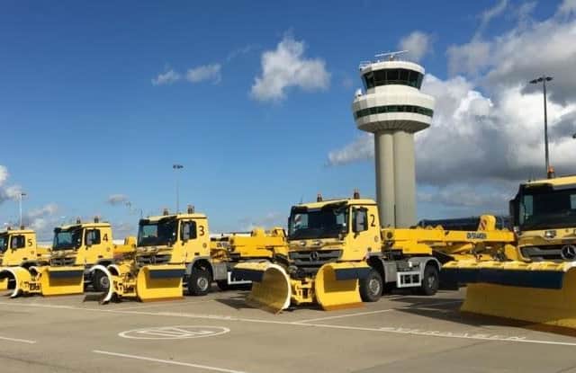 The airport has specially trained a large number of its staff so they are well-prepared to react to extreme weather conditions such as snow and ice. Picture: Gatwick