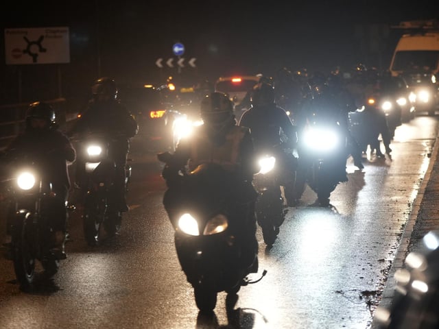 A convoy of motorbikes set off on a route along the A27 on Saturday, November 18, in memory of Rustington teenager India Buchanan who lost her life last year