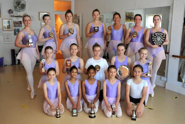 Award winners at the Le Serve School of Ballet & Theatre Dance in Worthing. Picture: S. Robards SR2210081