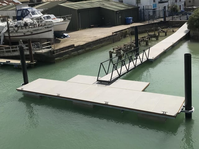 Littlehampton Sea Cadets fundraised for eight years in order to fund a new jetty near to the group's Rope Walk base