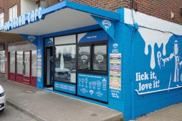 One review said: 'Absolutely amazing ice cream and super friendly staff. Highly recommend.' It has a number of different flavours from Bounty to Sussex honey and salted caramel.