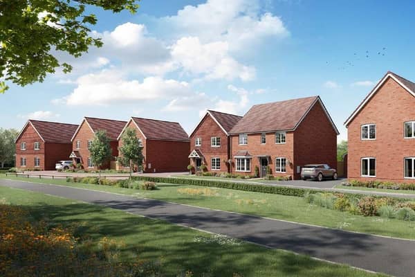 Once launched, Regis Park will feature a 'range of one, two, three and four bedroom homes' in a 'selection of different styles'. Photo: Taylor Wimpey