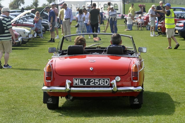 MG Owners Club on Western Lawns, Eastbourne (Photo by Jon Rigby)