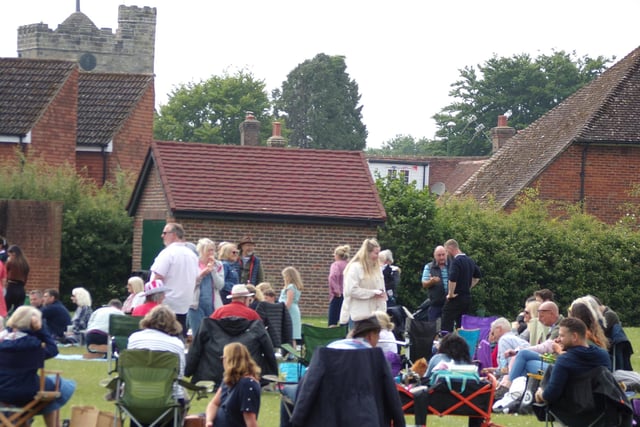 Families came together to celebrate the Queen's Platinum Jubilee with a picnic, games and dog show at the Allman Centre in Cowfold on Sunday, June 5