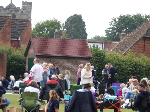 Families came together to celebrate the Queen's Platinum Jubilee with a picnic, games and dog show at the Allman Centre in Cowfold on Sunday, June 5