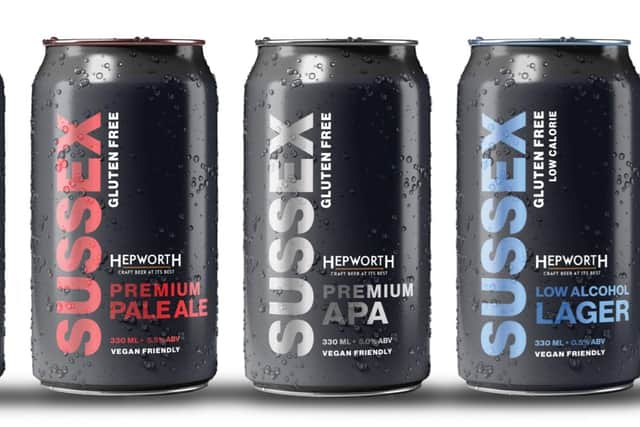 The new Sussex range of canned beers from Horsham brewery Hepworth & Company