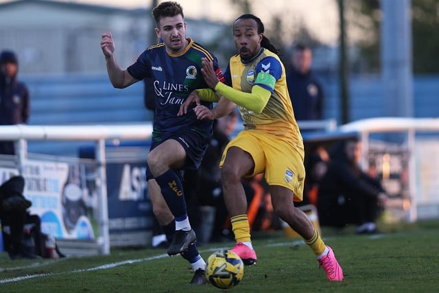 Images from Horsham's 1-1 draw away to Concord Rangers in the Isthmian premier division